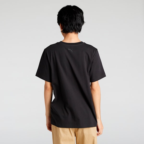 メンズ ESS メタリック ロゴ 半袖 Tシャツ, PUMA Black, extralarge-JPN