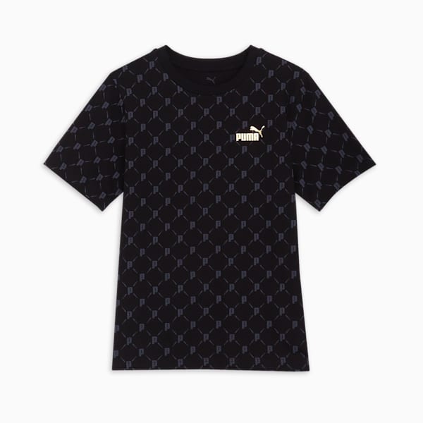 メンズ ESS メタリック AOP 半袖 Tシャツ, PUMA Black, extralarge-JPN