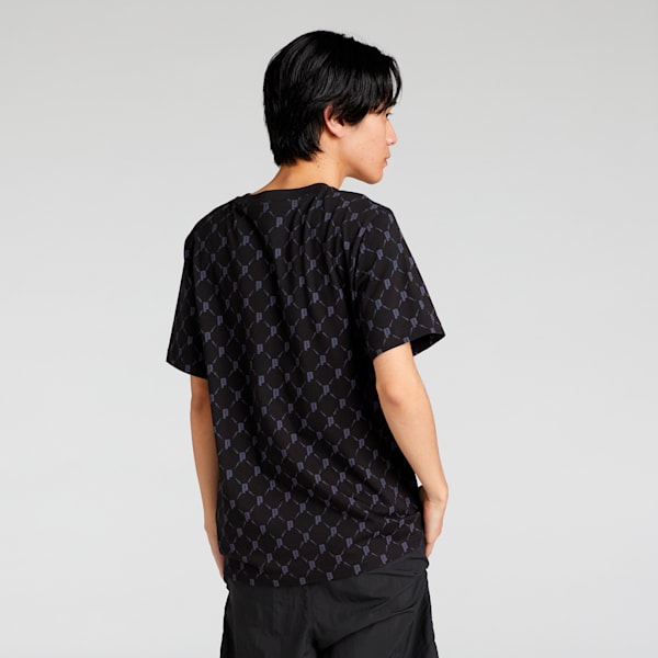 メンズ ESS メタリック AOP 半袖 Tシャツ, PUMA Black, extralarge-JPN