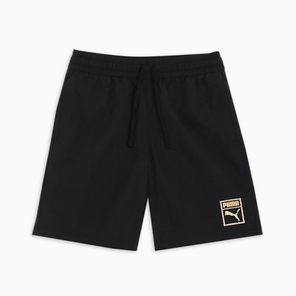 メンズ ESS メタリック ウーブン ショーツ, PUMA Black, extralarge-JPN