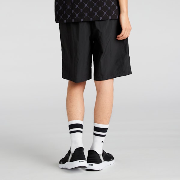 メンズ ESS メタリック ウーブン ショーツ, PUMA Black, extralarge-JPN