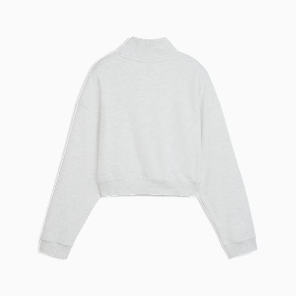 Wardrobe Essentials Crew Youth, Alpine Snow-Melange, extralarge