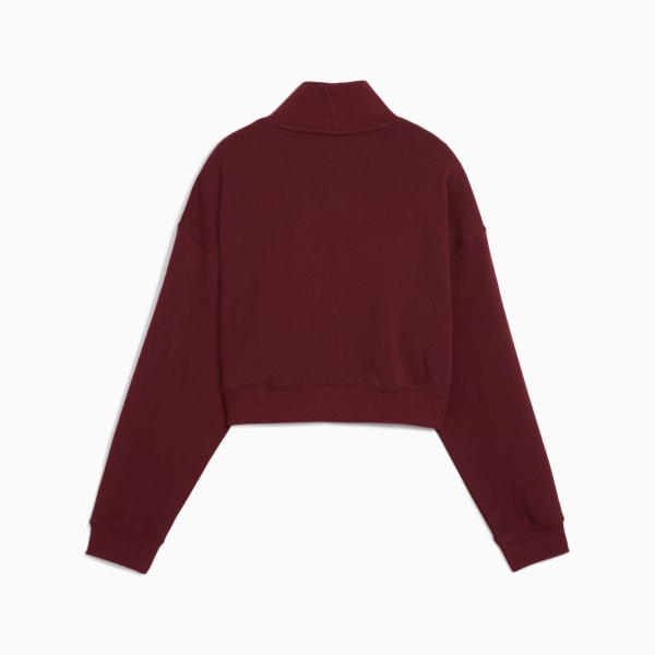 Sudadera juvenil Wardrobe Essentials, Ruby Shimmer, extralarge