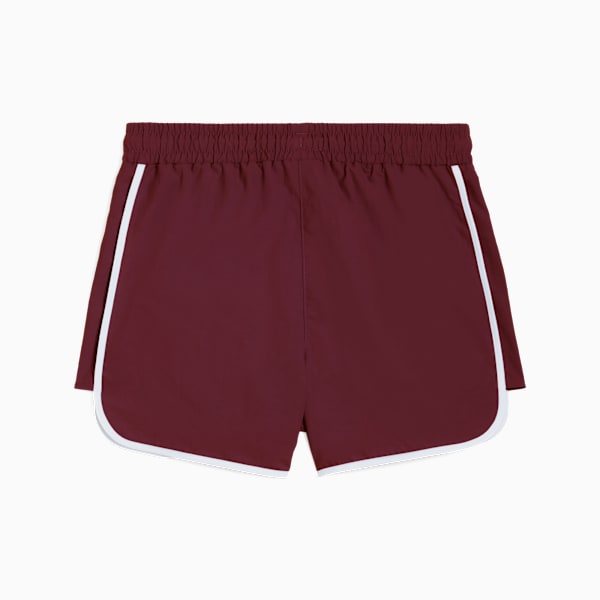 Wardrobe Essentials Go Together Woven Shorts Youth, Ruby Shimmer, extralarge