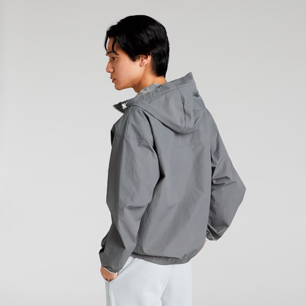 メンズ ESS エレベーテッド SE ウーブン ジャケット, Flat Medium Gray, extralarge-JPN