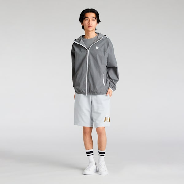 メンズ ESS エレベーテッド SE ウーブン ジャケット, Flat Medium Gray, extralarge-JPN