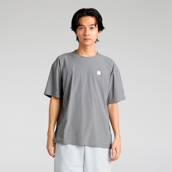 メンズ ESS エレベーテッド SE 半袖 Tシャツ, Flat Medium Gray, extralarge-JPN