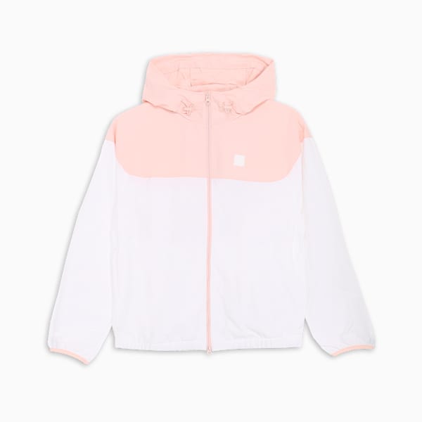 ウィメンズ ESS エレベーテッド SE ウーブン ジャケット, PUMA White, extralarge-JPN