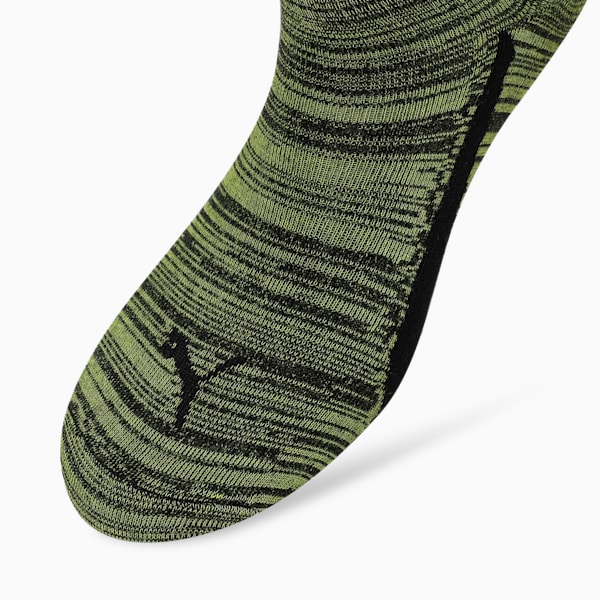 Lifestyle Sneaker Socks Pack of 3, Lime Green-PUMA Black, extralarge-IND