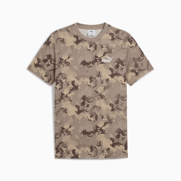 Essentials Camo Men's Relaxed Fit T-shirt, Ice Coffee, extralarge-IND