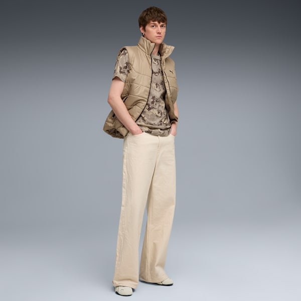 Essentials Camo Men's Relaxed Fit T-shirt, Ice Coffee, extralarge-IND