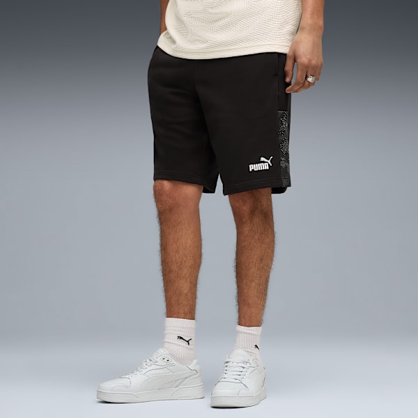 Essentials Camo 10'' Shorts Men, PUMA Black, extralarge