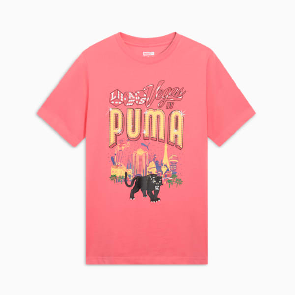 Las Vegas Billboards Men's Graphic Tee, Peach Frost, extralarge