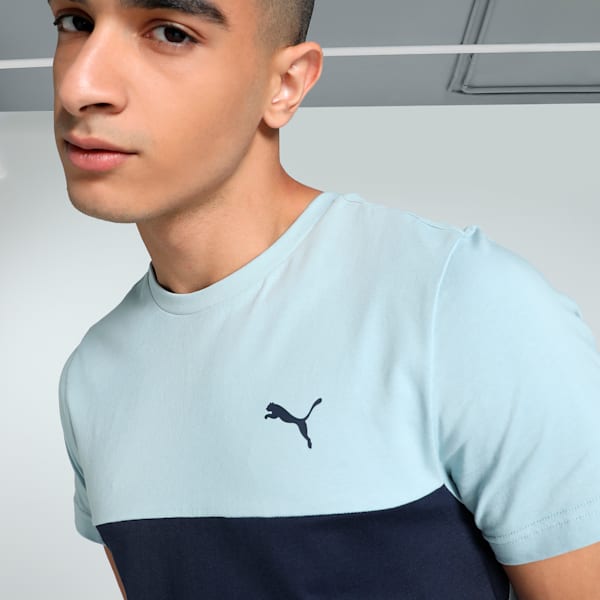 Men's Wording Slim Fit Tee, Frosted Dew, extralarge-IND