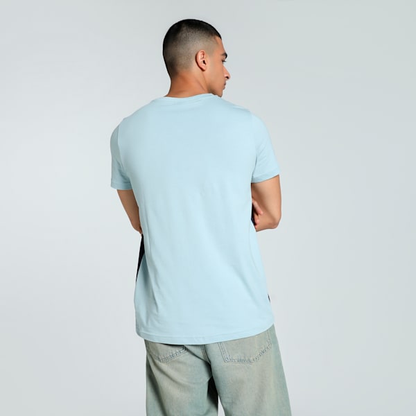 Men's Wording Slim Fit Tee, Frosted Dew, extralarge-IND