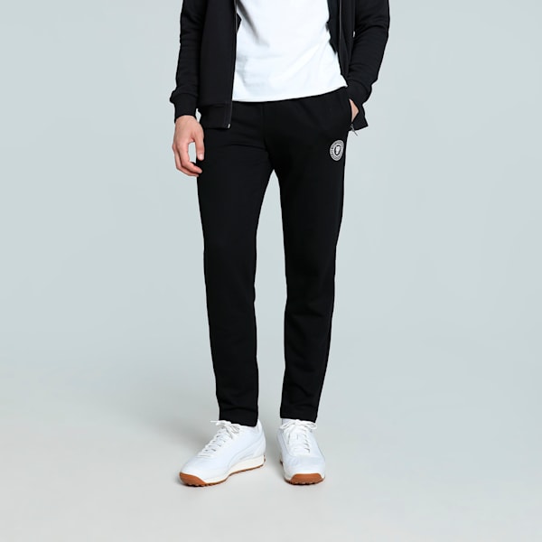 Men's Graphic Pants, PUMA Black, extralarge-IND