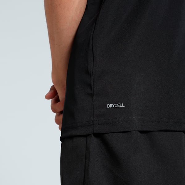 Active Small Logo Men's Slim Fit Running Tee, PUMA Black, extralarge-IND