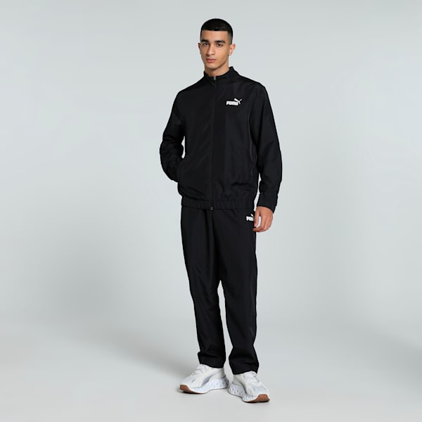 Men's Poly Woven Tracksuit, PUMA Black, extralarge-IND