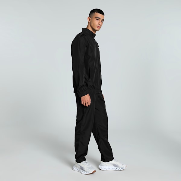 Men's Poly Woven Tracksuit, PUMA Black, extralarge-IND