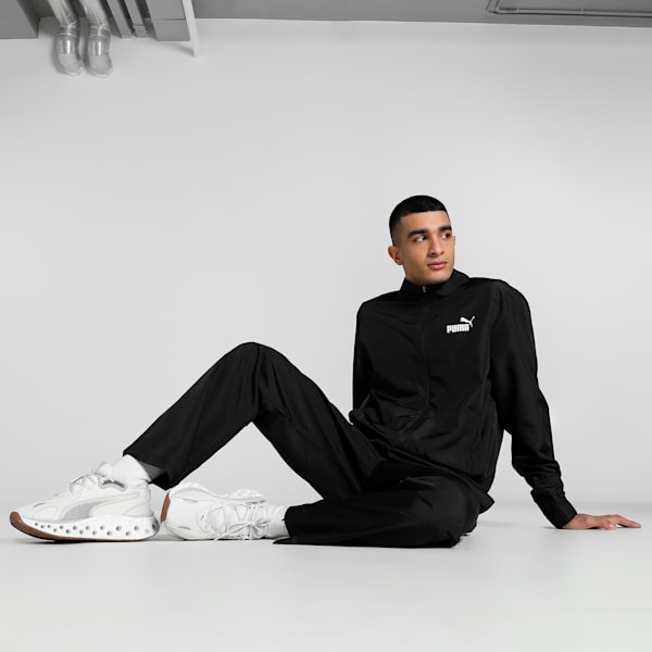 Men's Poly Woven Tracksuit, PUMA Black, extralarge-IND