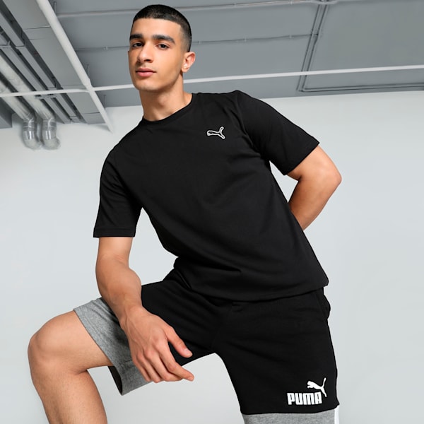 BETTER ESSENTIALS Men's Tee, PUMA Black, extralarge-IND