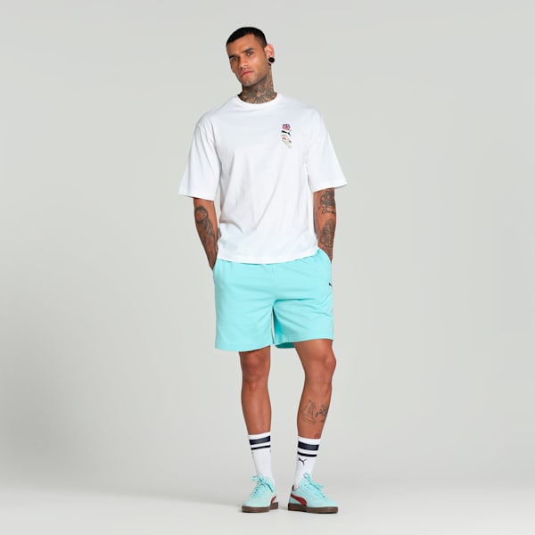 Floral Sport Men's Boxy Tee, PUMA White, extralarge