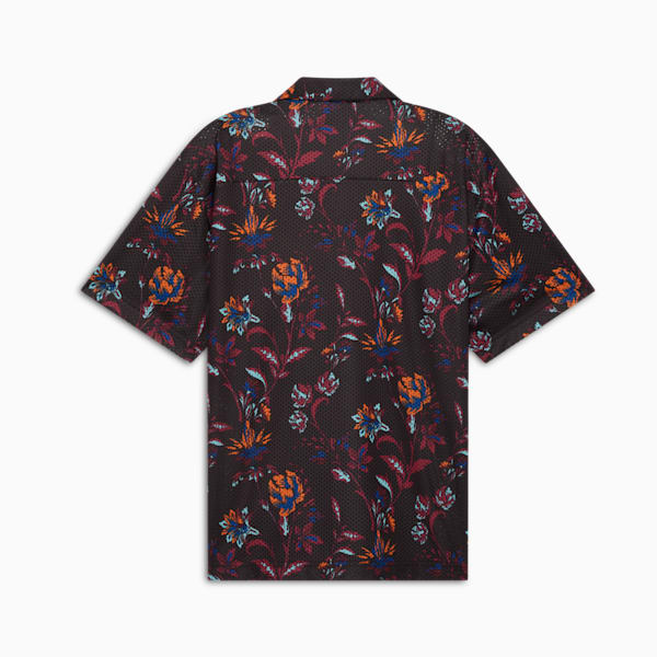 Floral Sport Men's Graphic Shirt, PUMA Black, extralarge