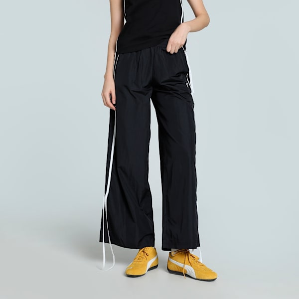 MODERN DELIGHT Women's Relaxed Fit Track Pants, PUMA Black, extralarge-IND