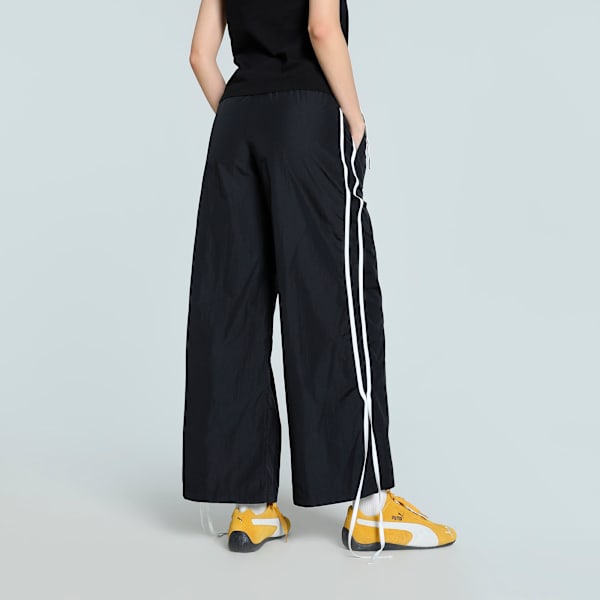 MODERN DELIGHT Women's Relaxed Fit Track Pants, PUMA Black, extralarge-IND