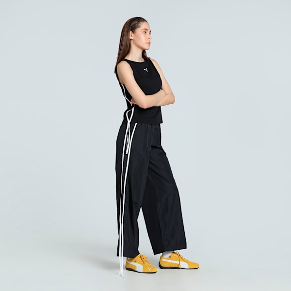 MODERN DELIGHT Women's Relaxed Fit Track Pants, PUMA Black, extralarge-IND