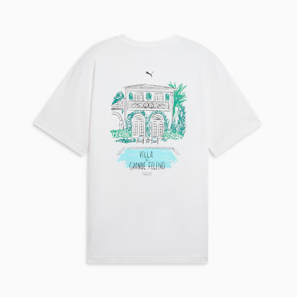 Playera para hombre GRAPHICS Villa, PUMA White, extralarge