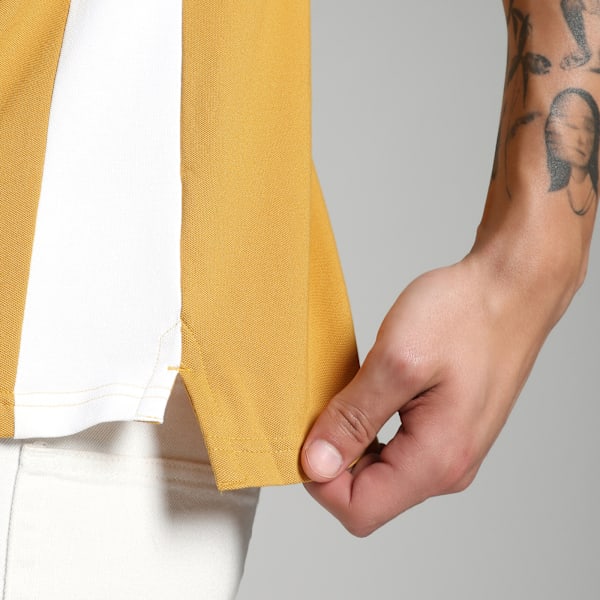 Essentials Collar Tipping Men's Polo, Archive Gold, extralarge-IND