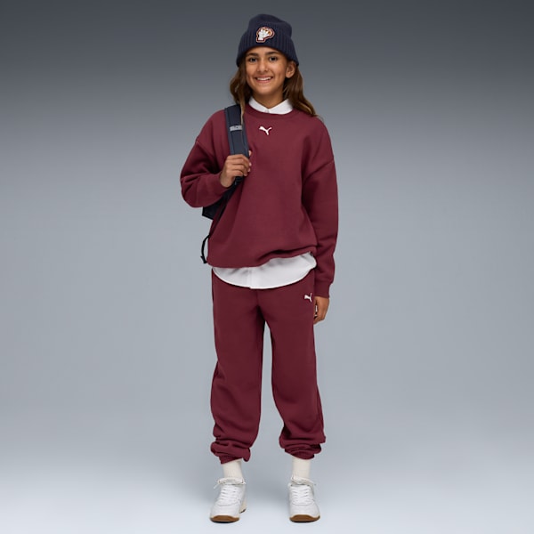 Loungewear Oversized Sweat Suit Youth, Ruby Shimmer, extralarge-GBR