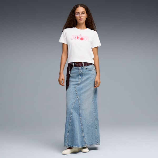 T-shirt graphique Cherry Femme, PUMA White, extralarge