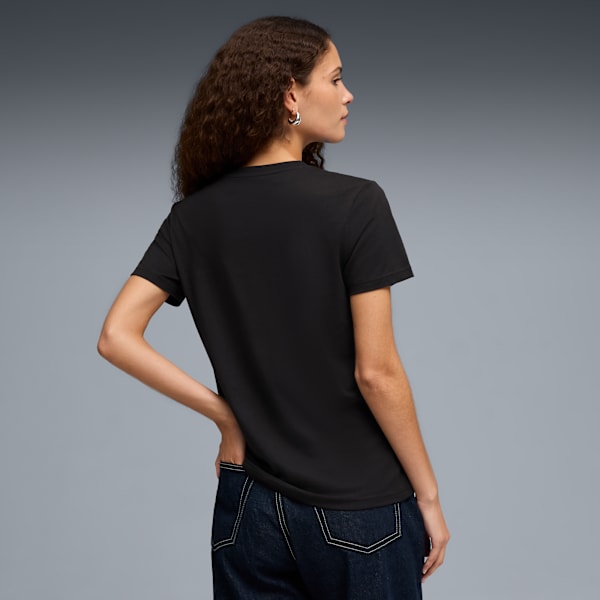 Playera estampada Stacked para mujer, PUMA Black, extralarge