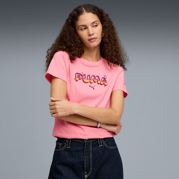 T-shirt graphique Digital Femme, Pinkscape, extralarge