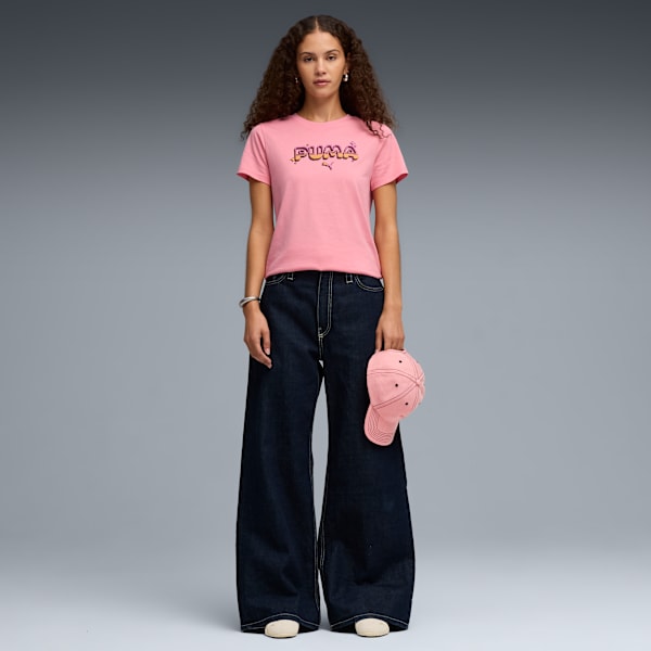 T-shirt graphique Digital Femme, Pinkscape, extralarge