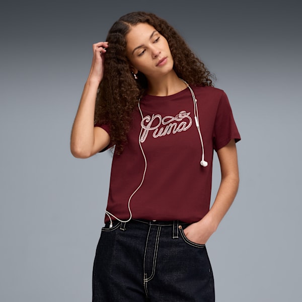 Lasso Women's Tee, Ruby Shimmer, extralarge