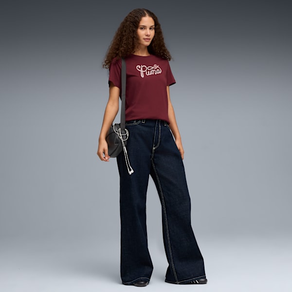 Lasso Women's Tee, Ruby Shimmer, extralarge