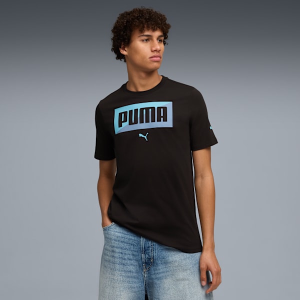 Split Box Tee Men, PUMA Black, extralarge
