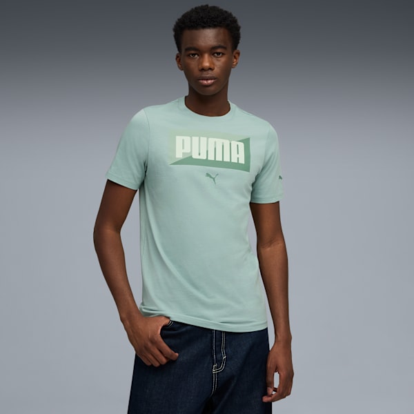 Split Box Tee Men, Light Moss, extralarge