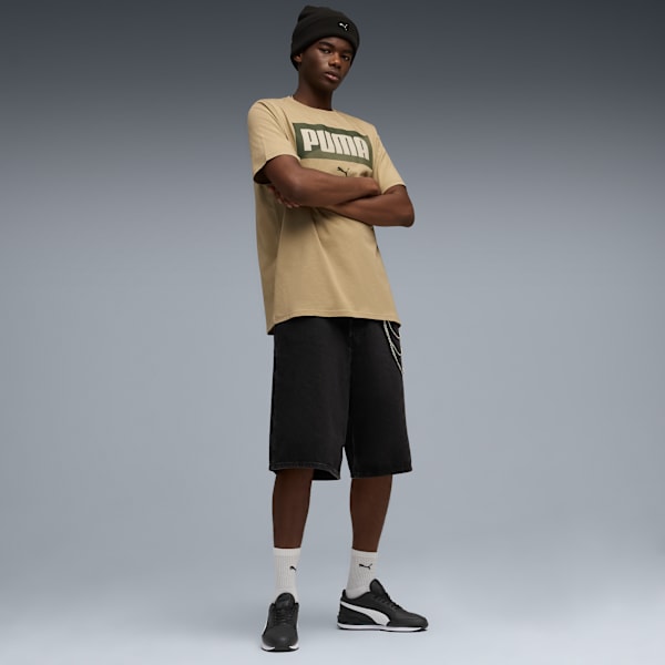 Split Box Tee Men, Ice Coffee, extralarge