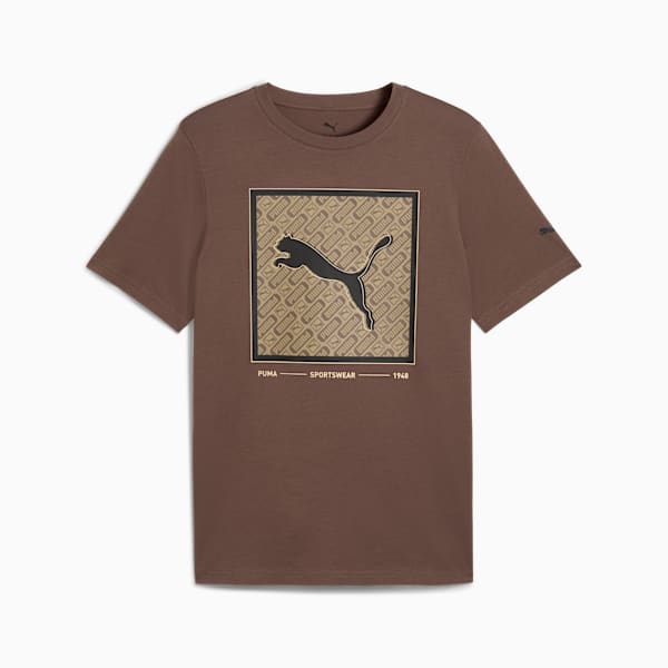Pattern Box Tee Men, Flat Bronze, extralarge