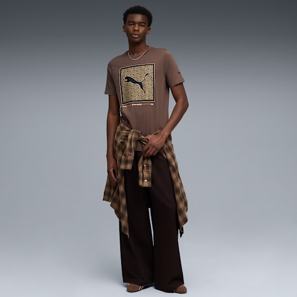 Pattern Box Tee Men, Flat Bronze, extralarge