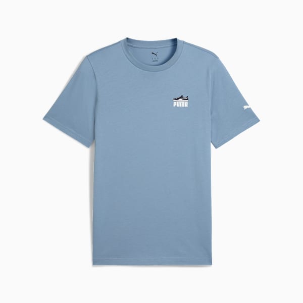 Puma Basket Left Chest Tee Men, Cool Blue, extralarge