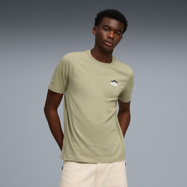 Puma Basket Left Chest Tee Men, Lux Army, extralarge