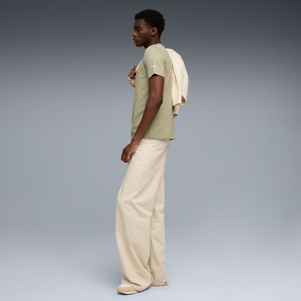 Puma Basket Left Chest Tee Men, Lux Army, extralarge