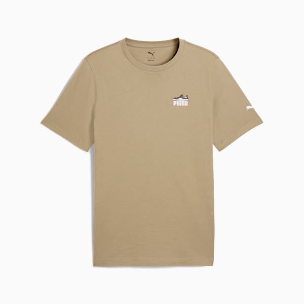 Puma Basket Left Chest Tee Men, Ice Coffee, extralarge