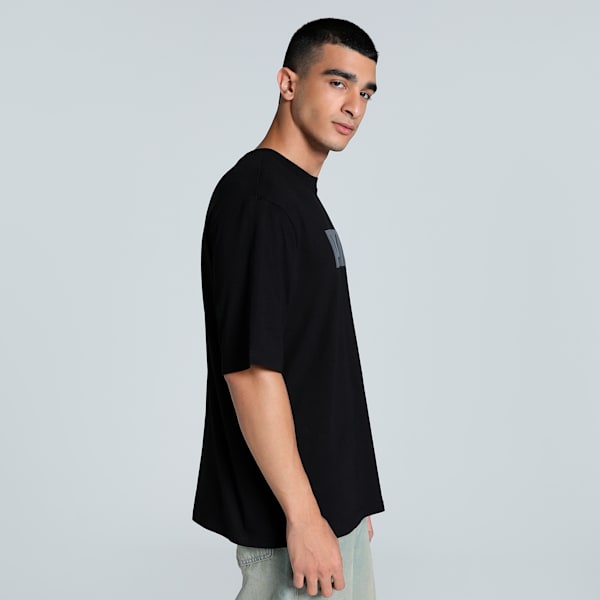 Men's Elevated Boxy Tee, PUMA Black, extralarge-IND