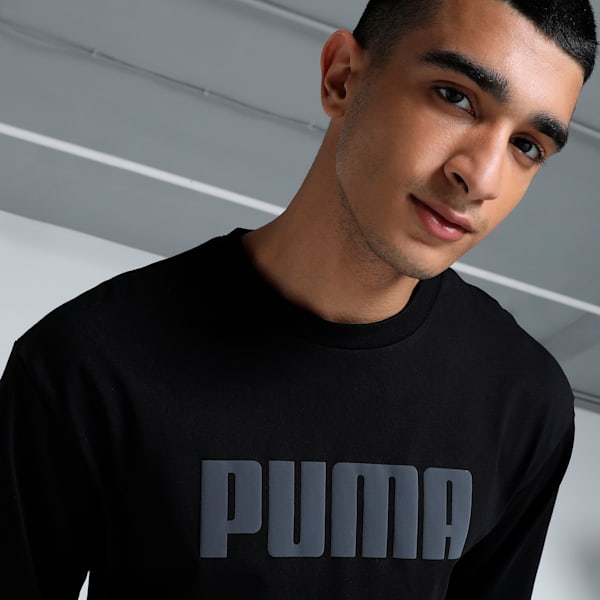 Men's Elevated Boxy Tee, PUMA Black, extralarge-IND